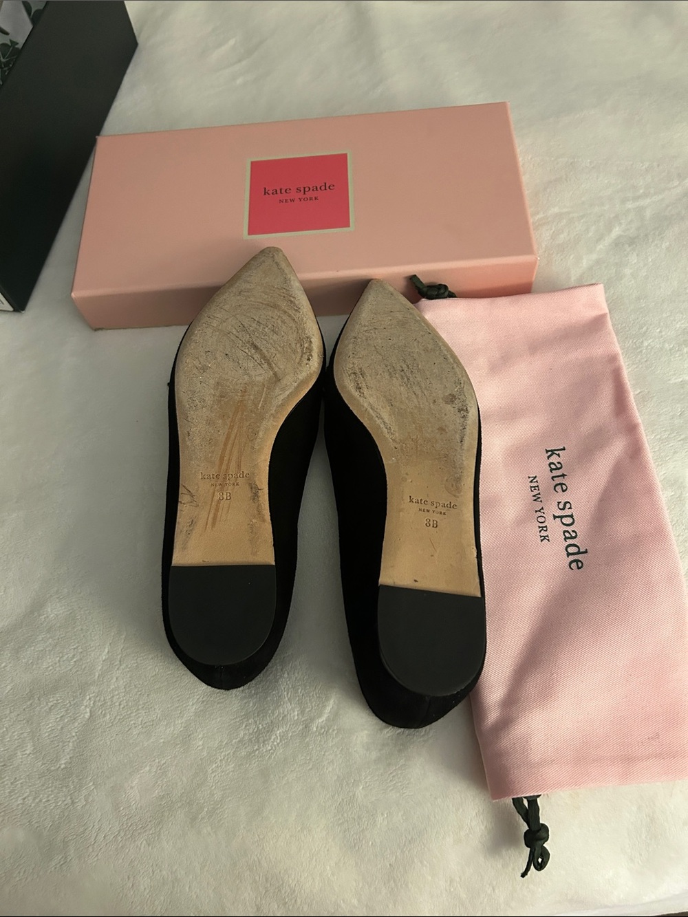kate spade Black Pointed Tassel Loafers with Fringe Detail - Picture 3 of 3